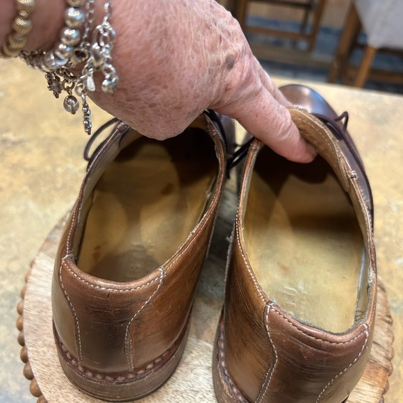 Bed Stu Cobbler Series Brown Leather Saddle Oxford - Picture 9 of 11